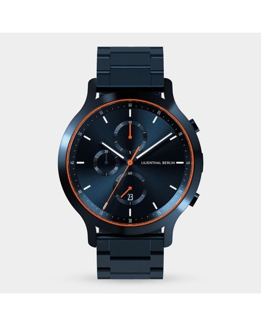 Lilienthal Berlin Chronograph – in Blue für Herren