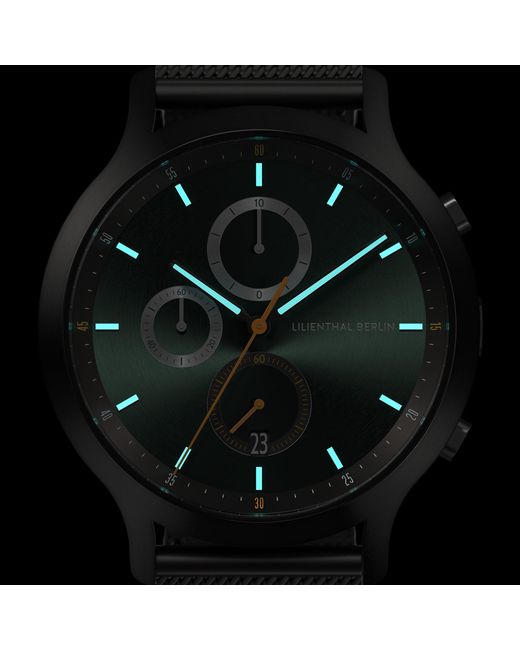 Lilienthal Berlin Chronograph – Getaway in Green für Herren