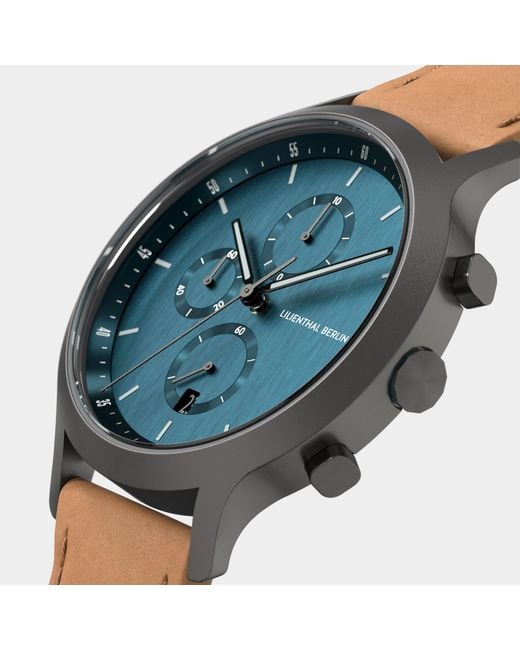 Lilienthal Berlin Chronograph – Myth in Blue für Herren