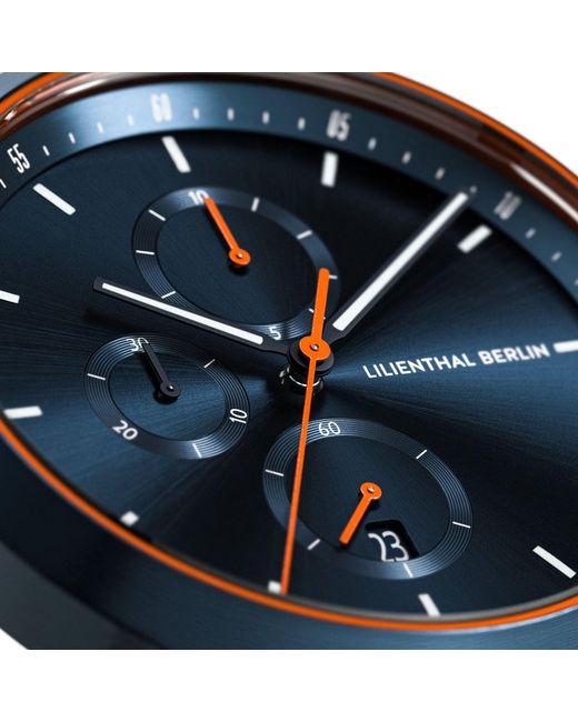 Lilienthal Berlin Chronograph – in Blue für Herren