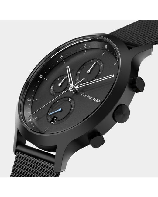 Lilienthal Berlin Chronograph – All in Black für Herren