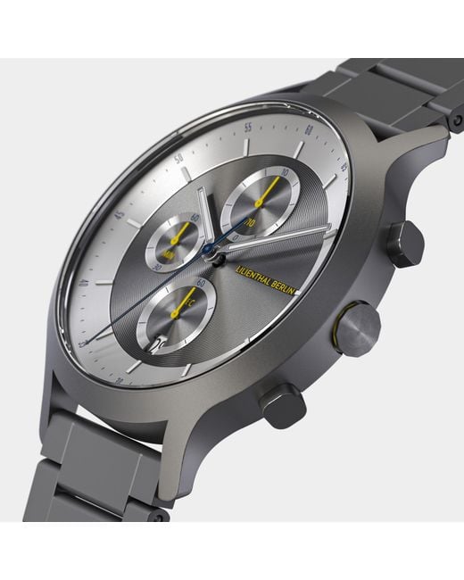 Lilienthal Berlin Chronograph Lp – Dark in Metallic für Herren