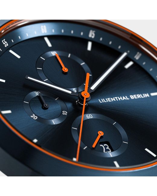 Lilienthal Berlin Chronograph – in Blue für Herren