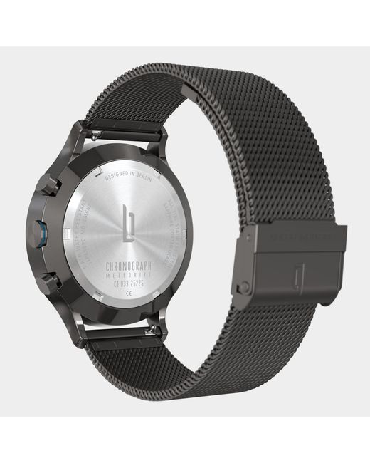 Lilienthal Berlin Chronograph Meteorite – Midnight in Metallic für Herren