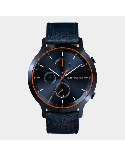 Lilienthal Berlin Chronograph – in Blue für Herren