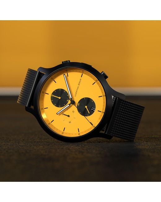 Lilienthal Berlin Chronograph – Line 2 in Metallic für Herren
