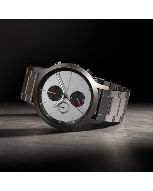 Lilienthal Berlin Chronograph – Circuit in Metallic für Herren