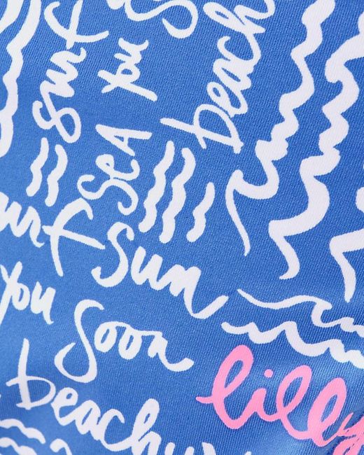 Lilly Pulitzer Blue Clancy Bikini Bottom