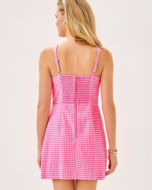 Lilly Pulitzer Pink Veda Skirted Romper