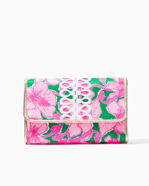 Lilly Pulitzer Pink Oversized Clutch
