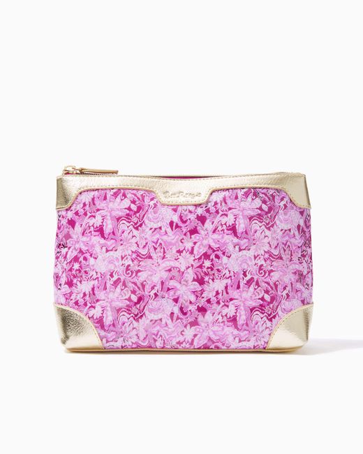 Lilly Pulitzer Pink Printed Pouch