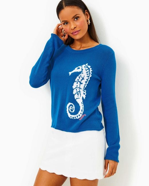 Lilly Pulitzer Blue Kellyn Sweater