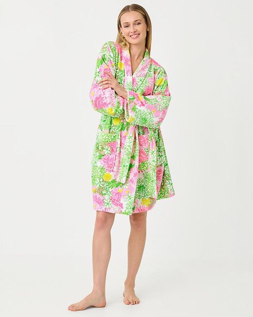 Lilly Pulitzer Green Terry Robe