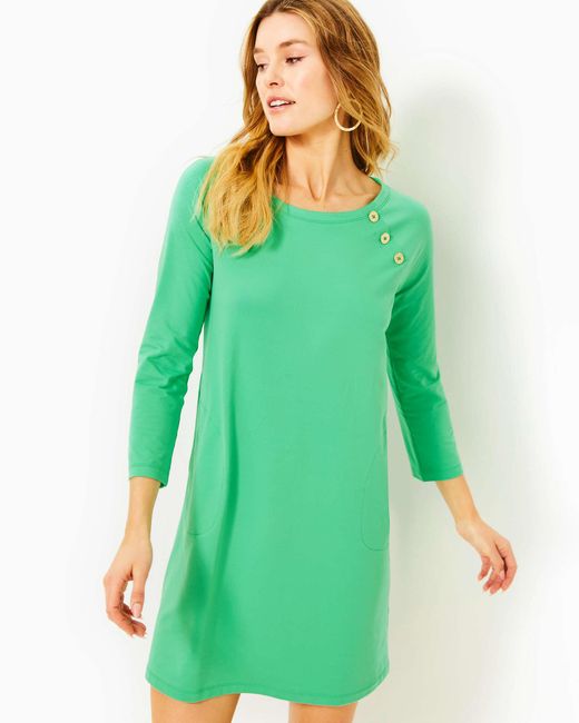 Lilly Pulitzer Green Upf 50+ Kaelin Dress