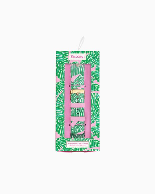 Lilly Pulitzer Green Silicone Apple Watch Band