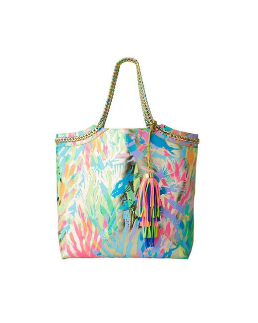 Lilly Pulitzer Multicolor Reversible Seaside Tote