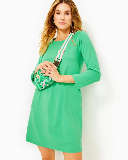Lilly Pulitzer Green Upf 50+ Kaelin Dress