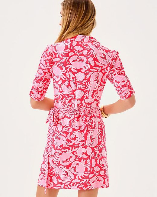 Lilly Pulitzer Pink Ibby Skirted Romper