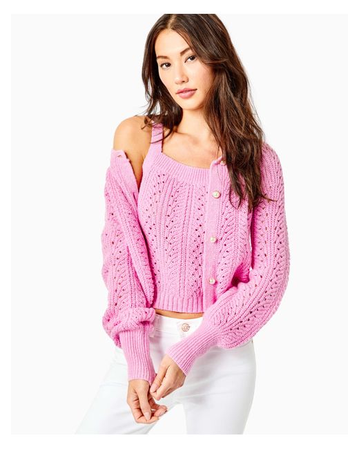 Lilly Pulitzer Synthetic Zabrina Sweater Set in Lilac Rose Marl (Pink ...