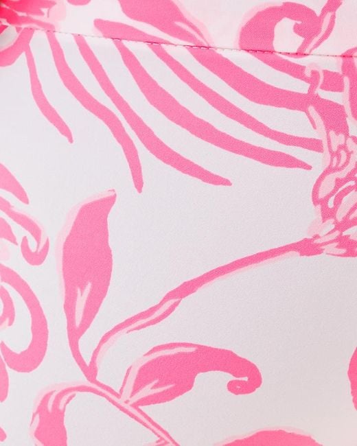 Lilly Pulitzer Pink Upf 50+ Luxletic 28" Corso Pant