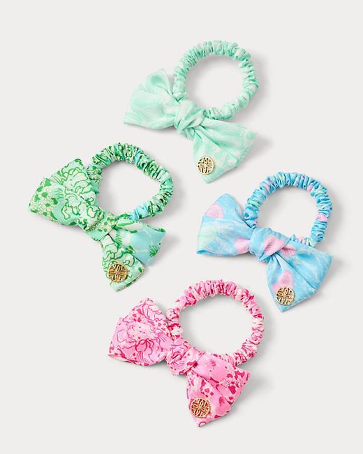Lilly Pulitzer Multicolor Mini Scrunchie Set