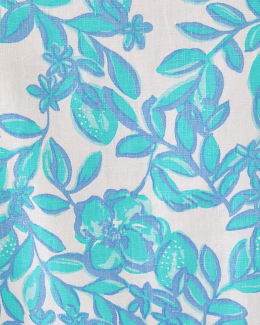 Lilly Pulitzer Blue Mialeigh Linen Dress