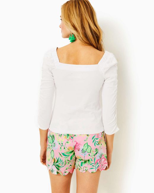 Lilly Pulitzer White Sirah Knit Top