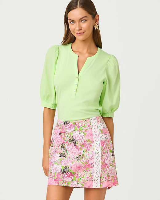 Lilly Pulitzer Green Daye Mini Skort