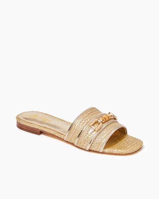 Lilly Pulitzer Natural Dayna Sandal