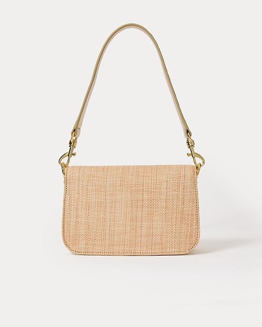 Lilly Pulitzer Natural Paley Straw Shoulder Bag