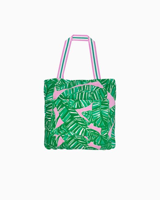 Lilly Pulitzer Green Towel Tote