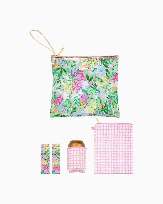 Lilly Pulitzer Green Beach Day Pouch