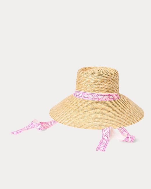 Lilly Pulitzer Natural Darbie Straw Hat