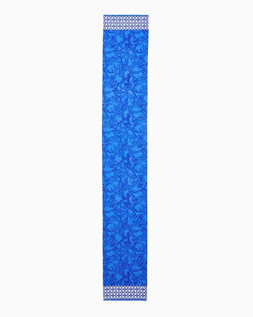 Lilly Pulitzer Blue Engineered Print Table Runner