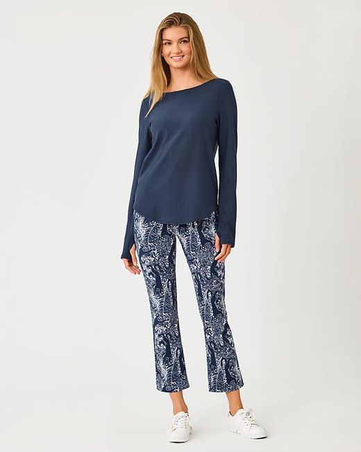 Lilly Pulitzer Blue Luxletic Affirmation Pullover