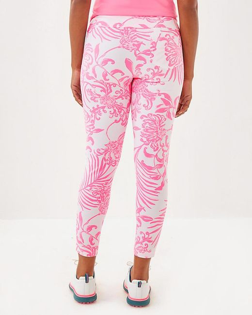 Lilly Pulitzer Pink Upf 50+ Luxletic 28" Corso Pant