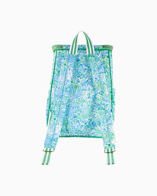 Lilly Pulitzer Blue Backpack Cooler