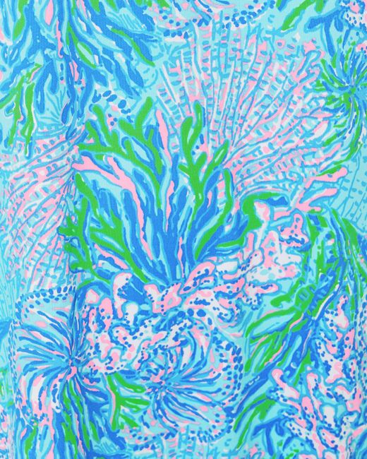 Lilly Pulitzer Blue Upf 50+ Solia Chillylilly Dress