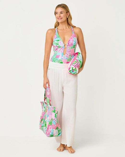 Lilly Pulitzer Green Pool Tote