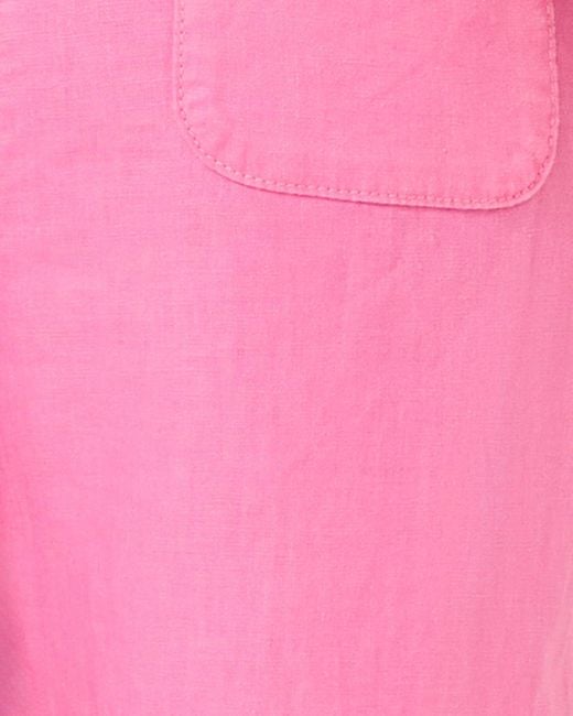Lilly Pulitzer Pink 27" Brawley Linen Crop Pant