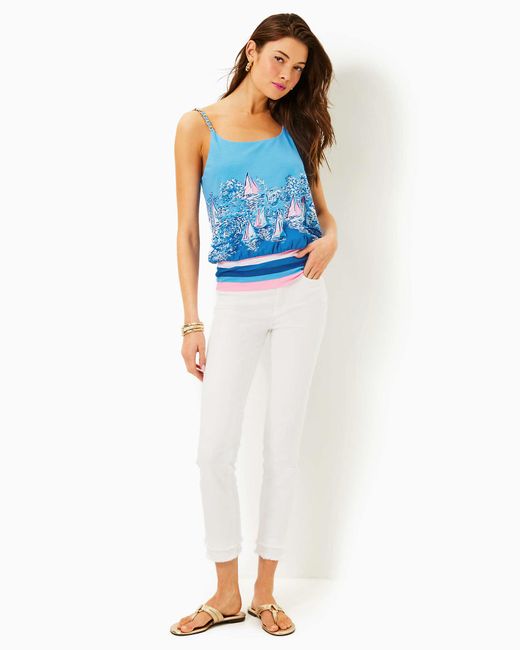 Lilly Pulitzer Blue Cannavale Knit Top