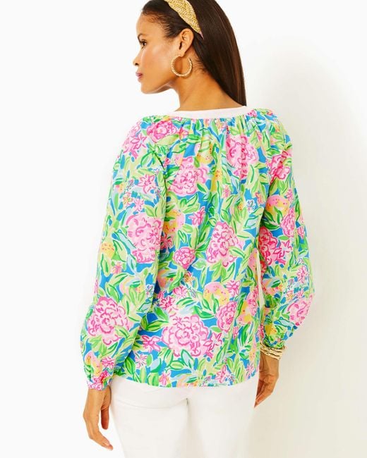 Lilly Pulitzer Blue Camryn Tunic