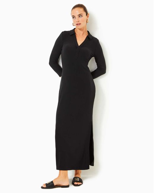 Dress Party Long By Lilly Pulitzer In Black, Size: S