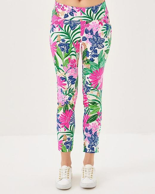 Lilly Pulitzer Pink Upf 50+ Luxletic 28" Corso Pant
