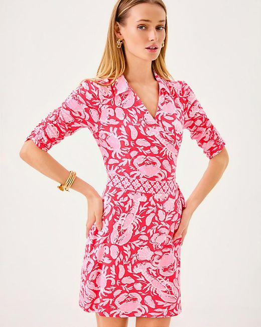 Lilly Pulitzer Pink Ibby Skirted Romper
