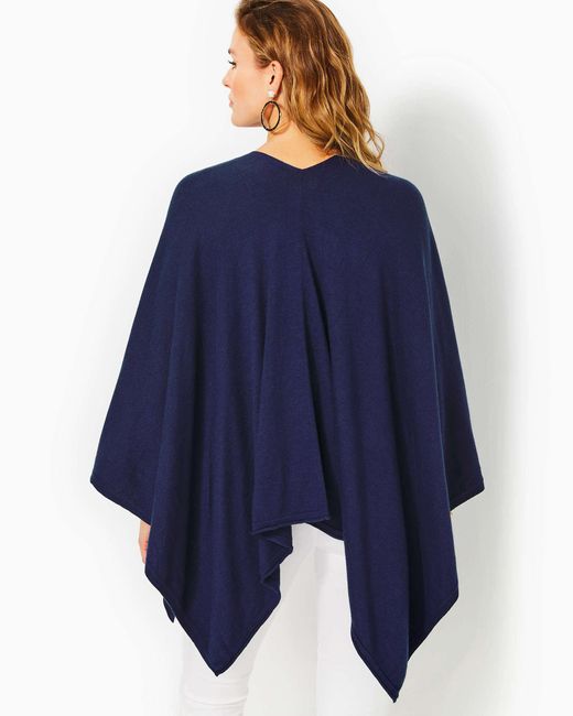 Lilly Pulitzer Blue Terri Sweater Wrap