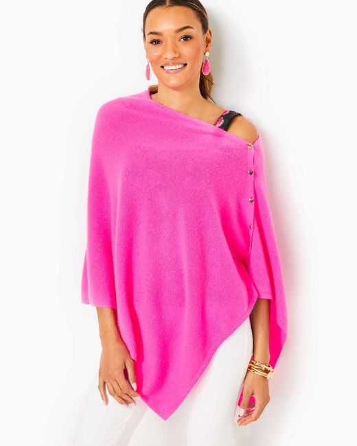 Lilly Pulitzer Pink Harp Cashmere Wrap
