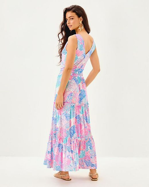 SKYLAR MIDI DRESS, MULTI ROAR OF THE SEAS