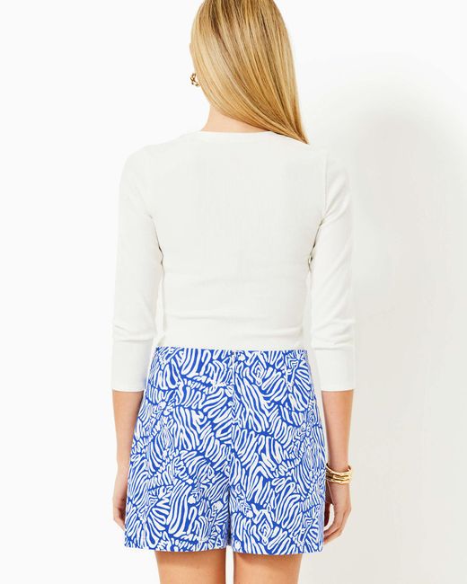 L&t Milly Polka Jersey Skort White Polka