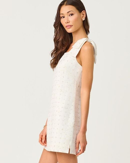 Lilly Pulitzer White Anders Skirted Shift Romper